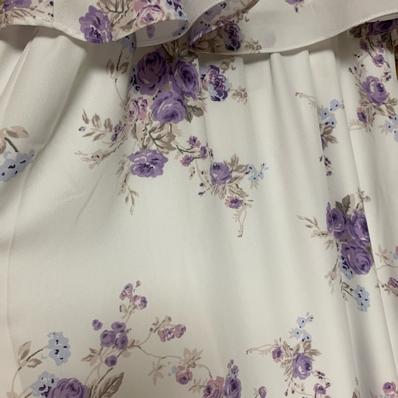 The Carolina Popover Maxi Dress with Side Slit - Picture 2 of 5